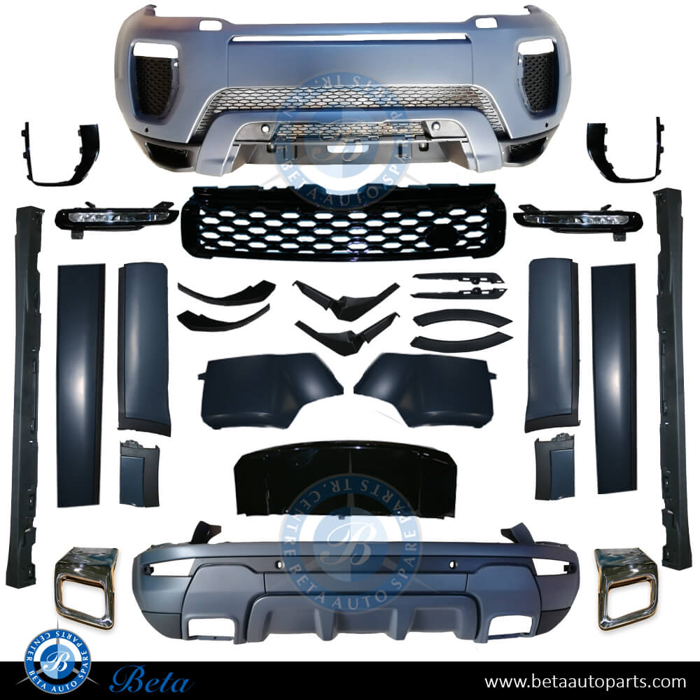 Body Kit Upgrade to Dynamic look for Range Rover Evoque 2016-2018 models Body Kit Upgrade to Dynamic look for Range Rover Evoque 2016-2018 models